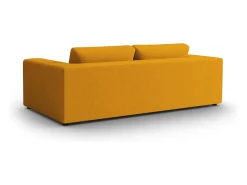 CXL by Christian Lacroix - Sofá "Tendance" 4 lugares em veludo cotelê amarelo - 262x122x72cm