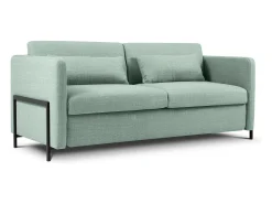 CXL by Christian Lacroix - Sofá-cama "Yanis" 2 lugares em tecido estrutural hortelã - 182x102x80cm