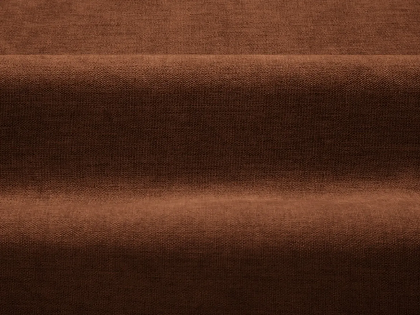 CXL by Christian Lacroix - Sofá modular "Maurie" 4 lugares em tecido chenille tijolo - 264x107x90cm