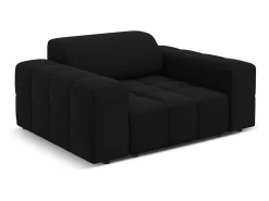CXL by Christian Lacroix - Poltrona "Luc" em veludo preto - 124x102x70cm