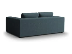 CXL by Christian Lacroix - Sofá "Tendance" 3 lugares em veludo cotelê azul - 220x122x72cm
