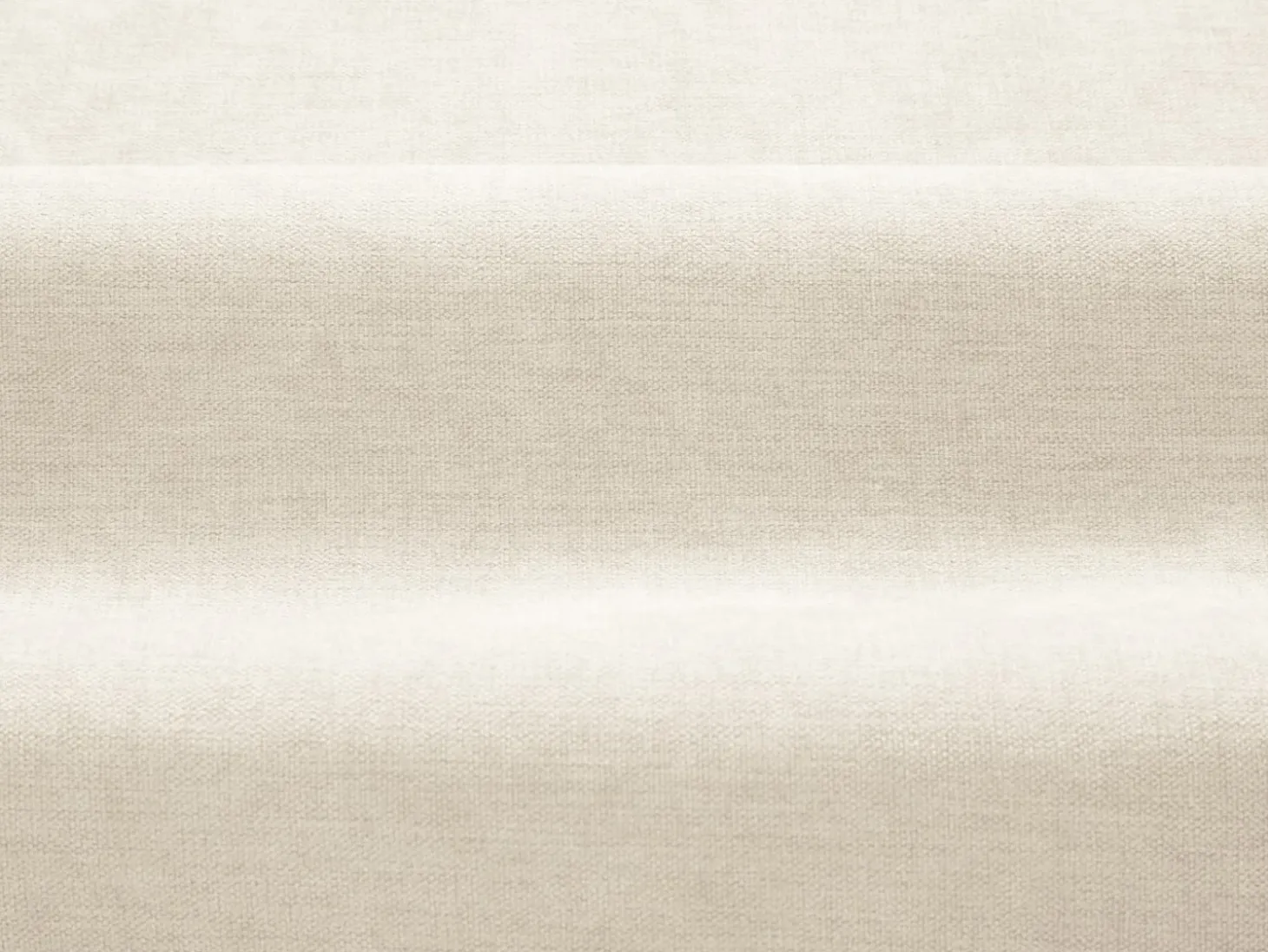 CXL by Christian Lacroix - Sofá modular "Maurie" 3 lugares em tecido chenille marfim - 224x107x90cm