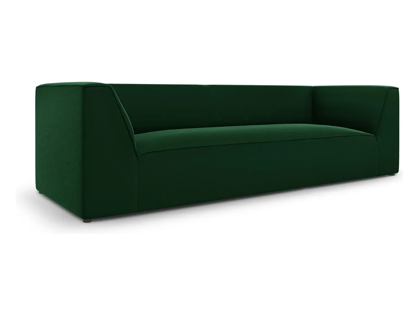 CXL by Christian Lacroix - Sofá "Charles" 3 lugares em veludo verde - 232x92x69cm