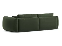 CXL by Christian Lacroix - Sofá modular "Maurie" 4 lugares em tecido chenille verde musgo - 264x107x90cm
