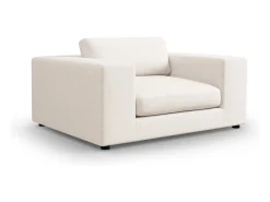 CXL by Christian Lacroix - Sofá "Tendance" 1,5 lugares em tecido estrutural branco - 156x122x72cm
