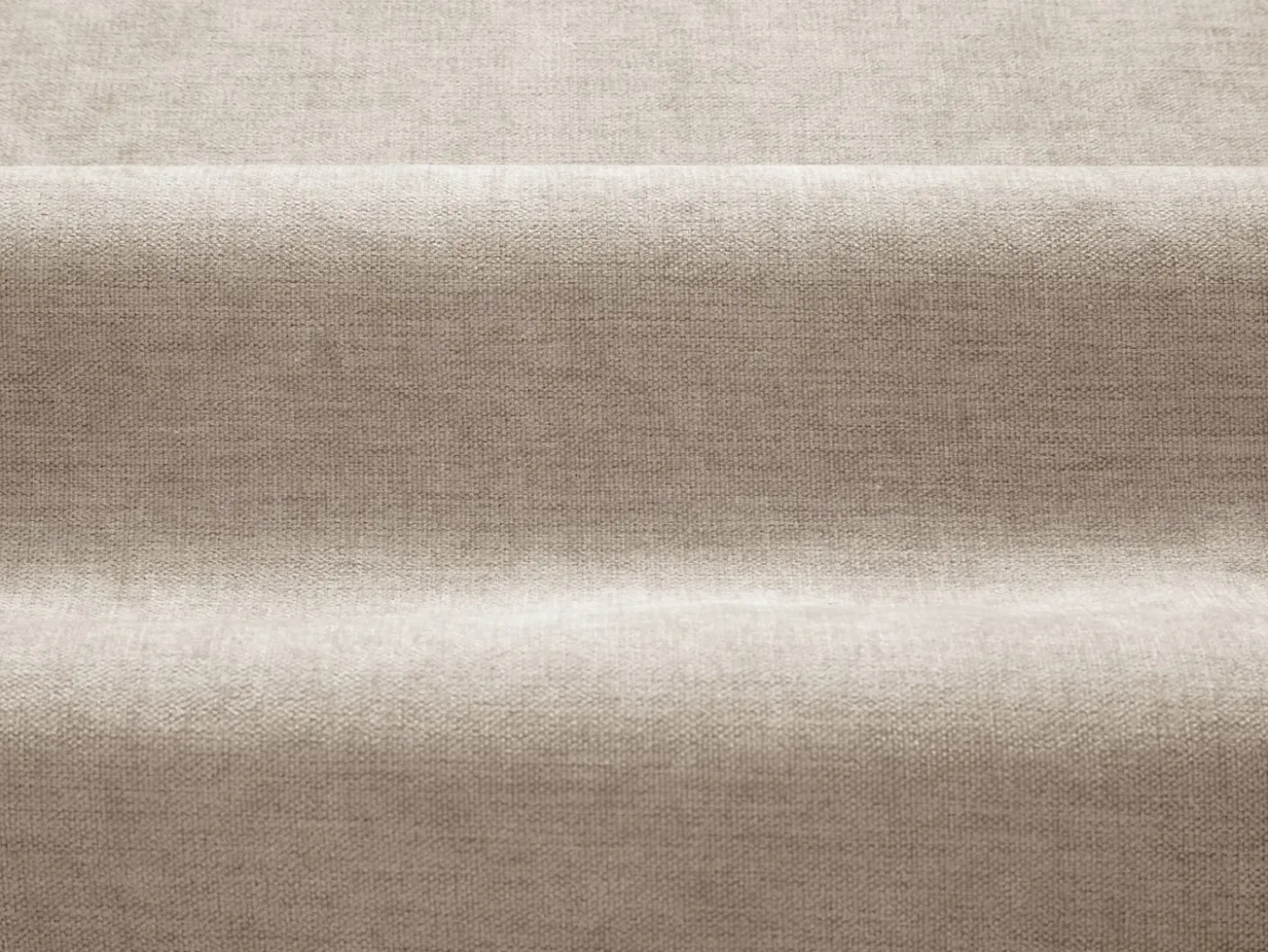 CXL by Christian Lacroix - Sofá modular "Maurie" 4 lugares em tecido chenille bege claro - 264x107x90cm