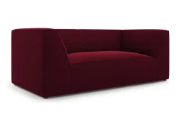 CXL by Christian Lacroix - Sofá "Charles" 2 lugares em veludo vermelho - 174x92x69cm