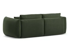 CXL by Christian Lacroix - Sofá modular "Maurie" 3 lugares em tecido chenille verde musgo - 224x107x90cm
