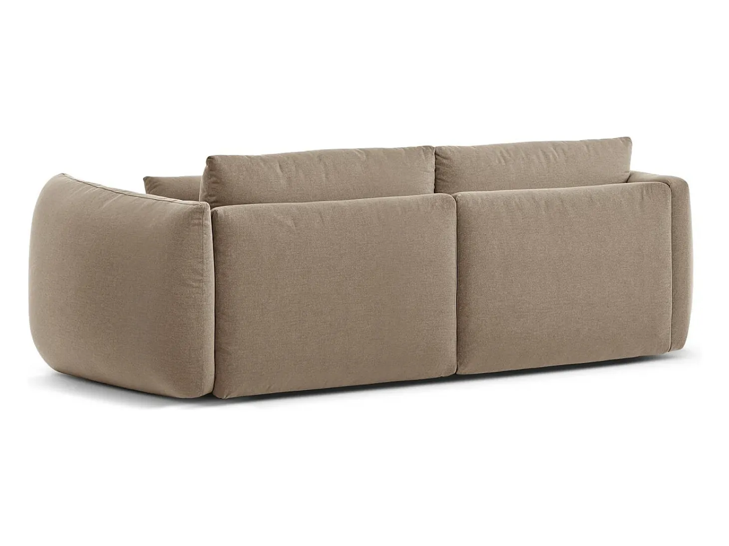 CXL by Christian Lacroix - Sofá modular "Maurie" 3 lugares em tecido chenille areia - 224x107x90cm