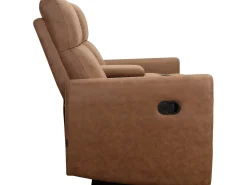 Daoulas Cadeirão duplo reclinável Denim castanho