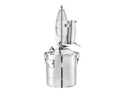 Destilador de Álcool SucceBuy Alambique 30 L Inox Kit de Fabricação Caseira, Destilador de Moonshine em Aço Inoxidável, Kit de Cerveja Artesanal Caseira