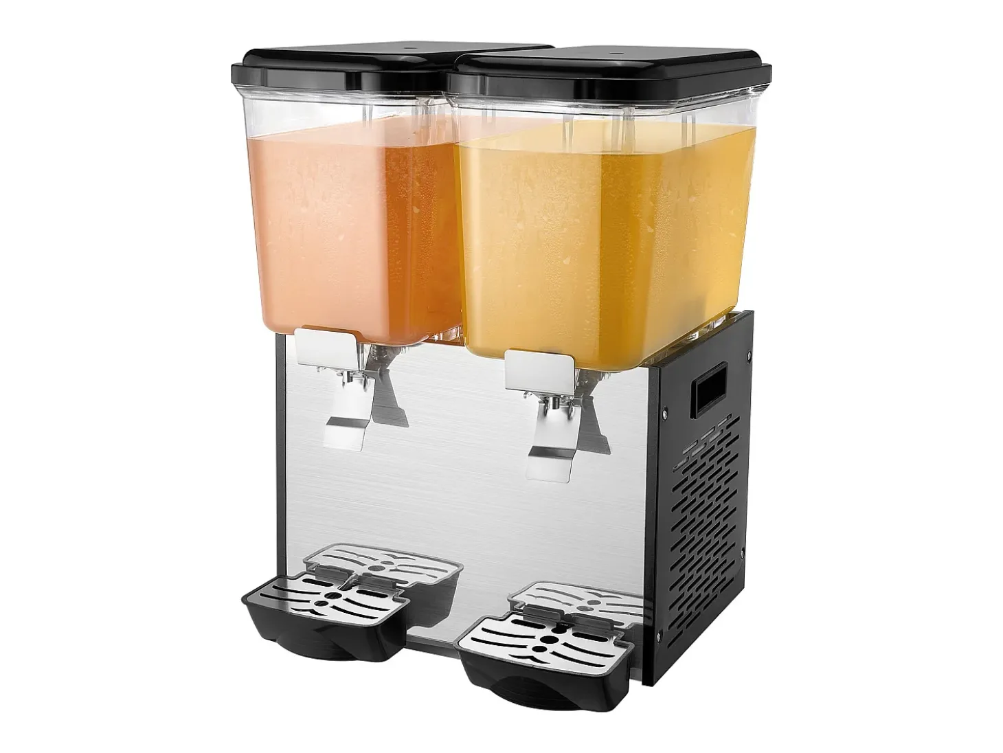 Distribuidor de Bebidas Comercial SucceBuy 18L x 2 Reservatórios, 370W, Distribuidor de Bebidas Frias para Festas