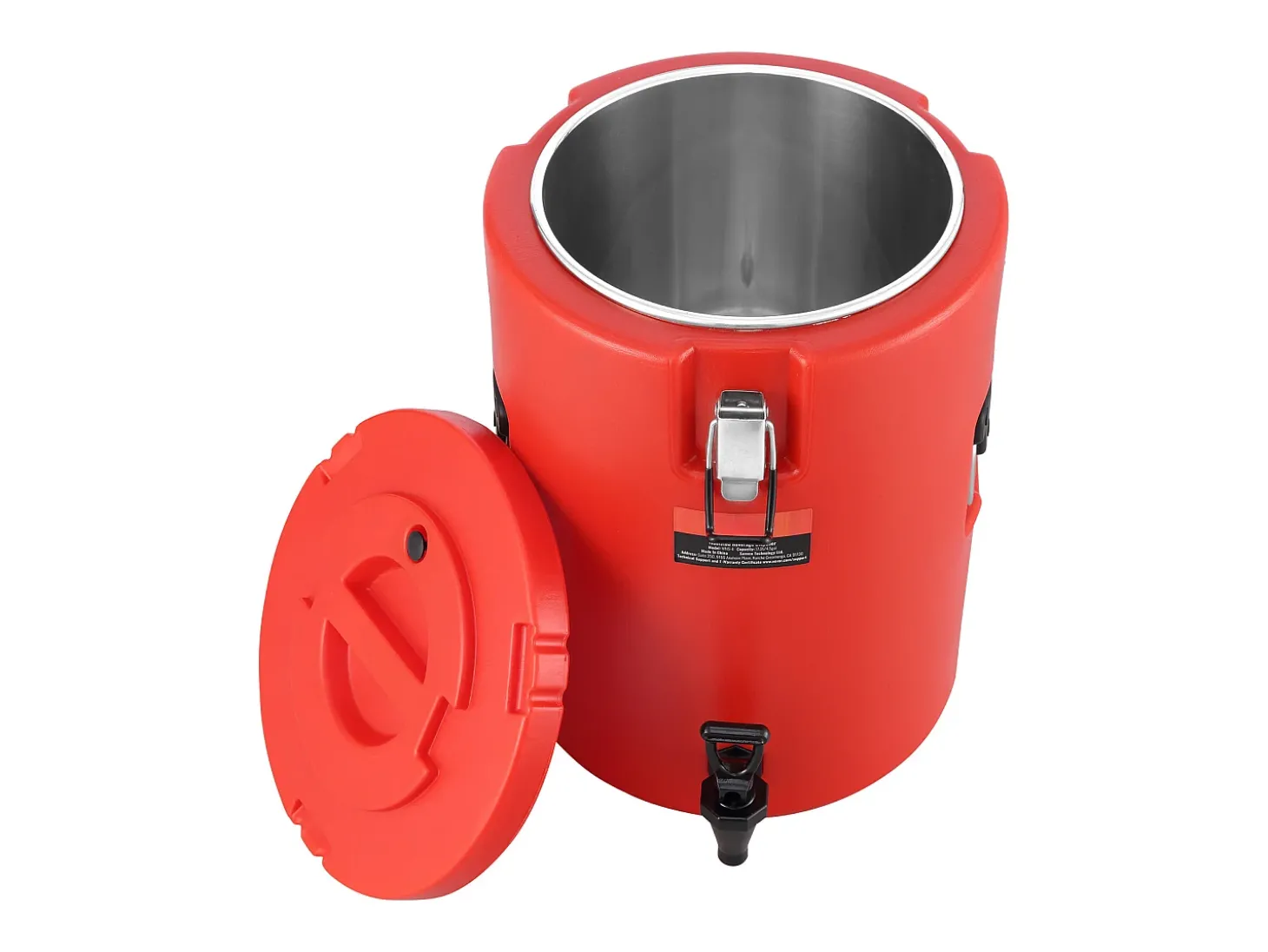 Distribuidor de Bebidas, SucceBuy Distribuidor de Bebidas Isolado em Aço Inoxidável de 7,6L, Quente e Frio