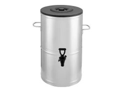 Distribuidor de Bebidas SucceBuy de 15 L, Fonte de Água Quente e Fria Não Elétrica com Torneira e Alça, Recipiente em Aço Inoxidável