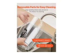 Distribuidor de Bebidas SucceBuy, Capacidade 8 L, Fonte de Água em Aço Inoxidável e Plástico, Distribuição de Sumo, Limonada, Chá Gelado, Cafés