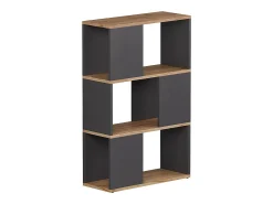 Divisória de ambiente carvalho antracite/goldkraft 60x24x94 eneos