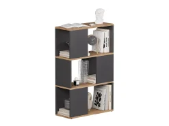 Divisória de ambiente carvalho antracite/goldkraft 60x24x94 eneos