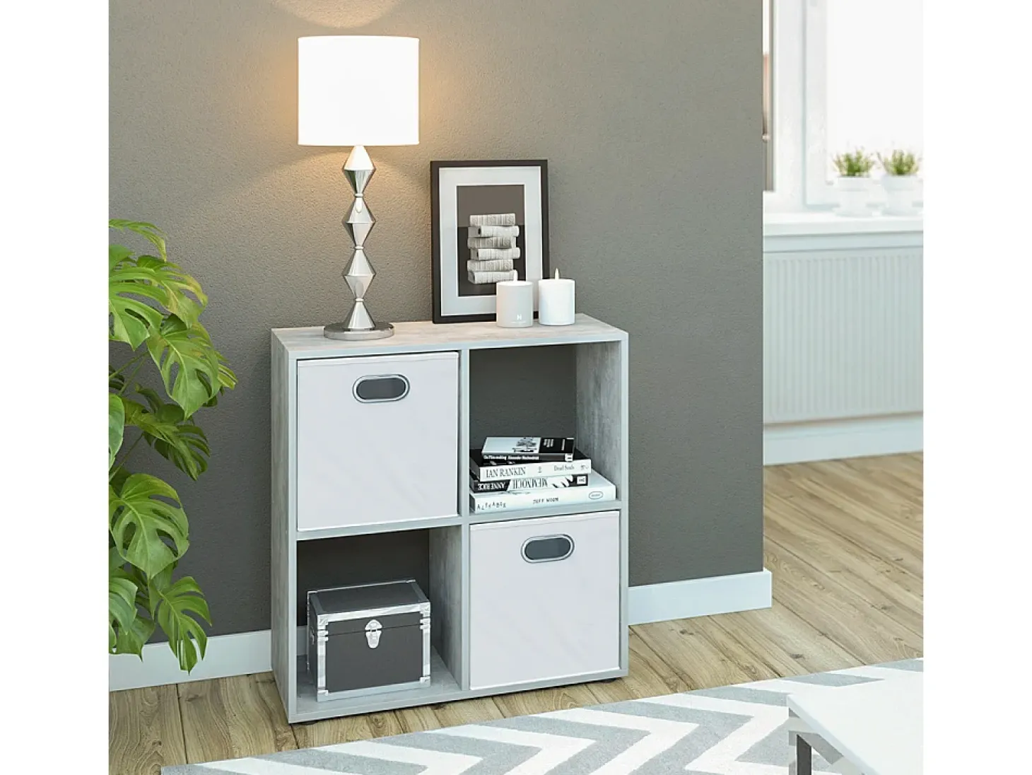 Divisória de sala betão 72.6x29x72 tetra