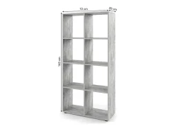 Divisória de sala betão 143x29x72 scutum
