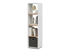Divisória de sala carvalho branco/dourado 36.8x33.8x144.9 ludus