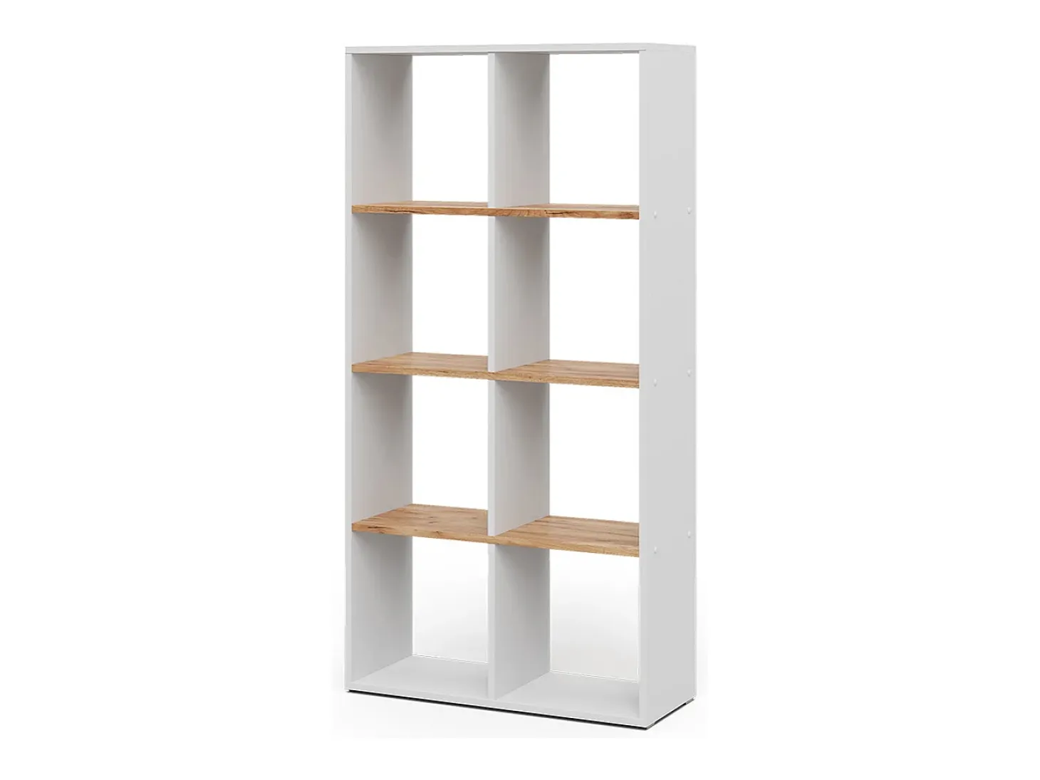 Divisória de sala carvalho branco/dourado 143x29x72 scutum