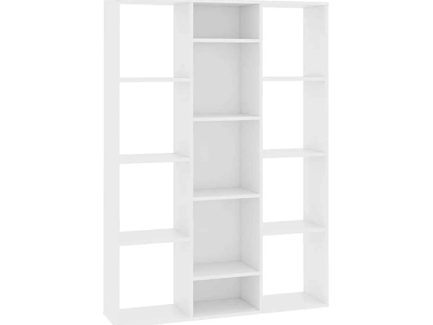 Divisória/estante 100x24x140 cm derivados de madeira branco PT776441