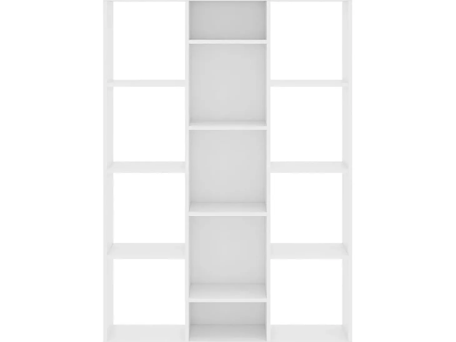 Divisória/estante 100x24x140 cm derivados de madeira branco PT776441