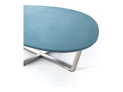 Drop - Mesa de centro (140 x 80 x 32h) em MDF Verde