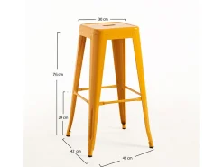 Dudeco Banco Leeds Alto Laranja