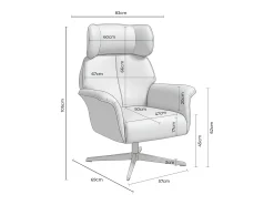 Dudeco Poltrona Lynn Taupe