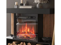Elektrokamin preto 100x25x80 lynea