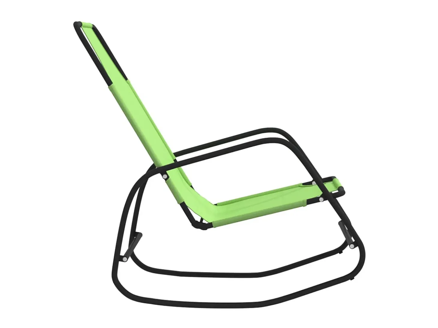 Espreguiçadeiras baloiço 2 pcs aço e textilene verde PT750787