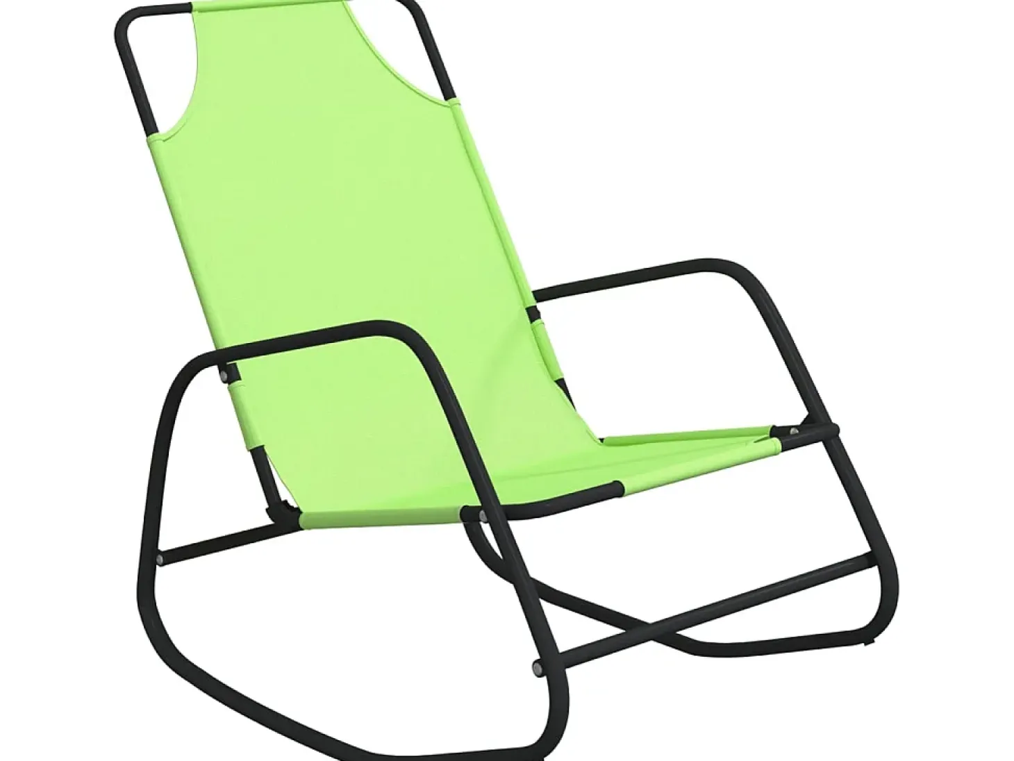 Espreguiçadeiras baloiço 2 pcs aço e textilene verde PT750787