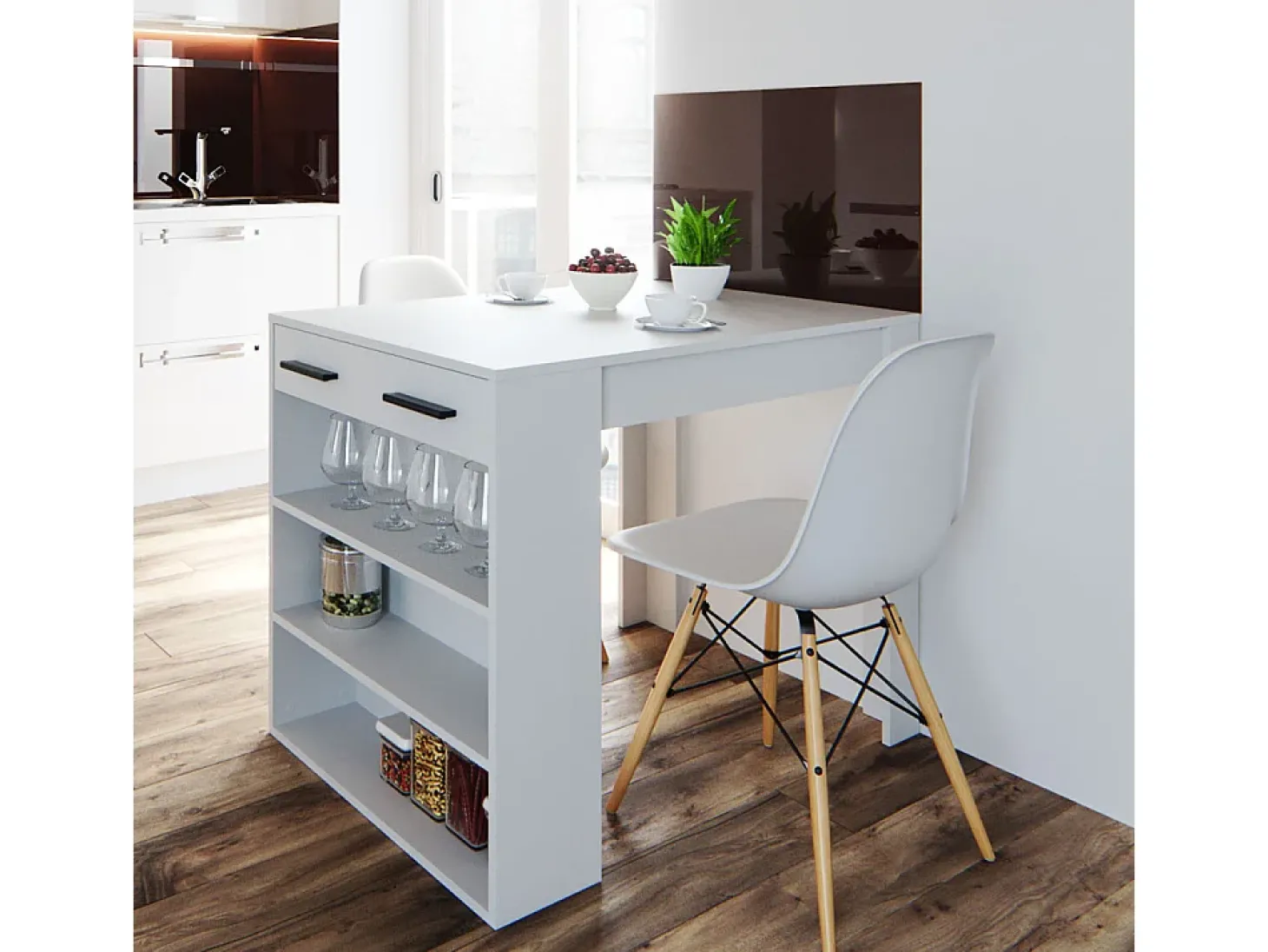 Esszimmertisch branco 67x100x77.5 repose