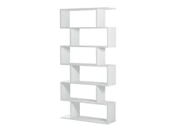 Estante alta Athena 80x192x24 cm Sala de jantar/corredor Decoração branca