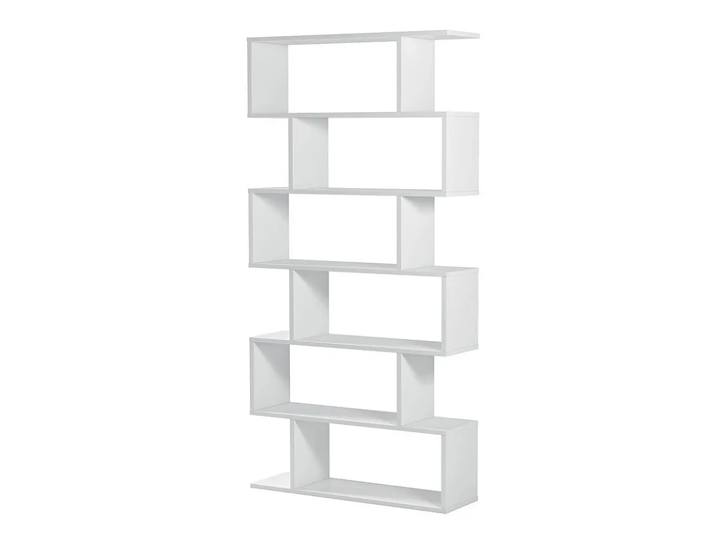 Estante alta Athena 80x192x24 cm Sala de jantar/corredor Decoração branca