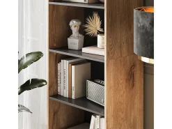 Estante carvalho viking 60x40x180 eliza