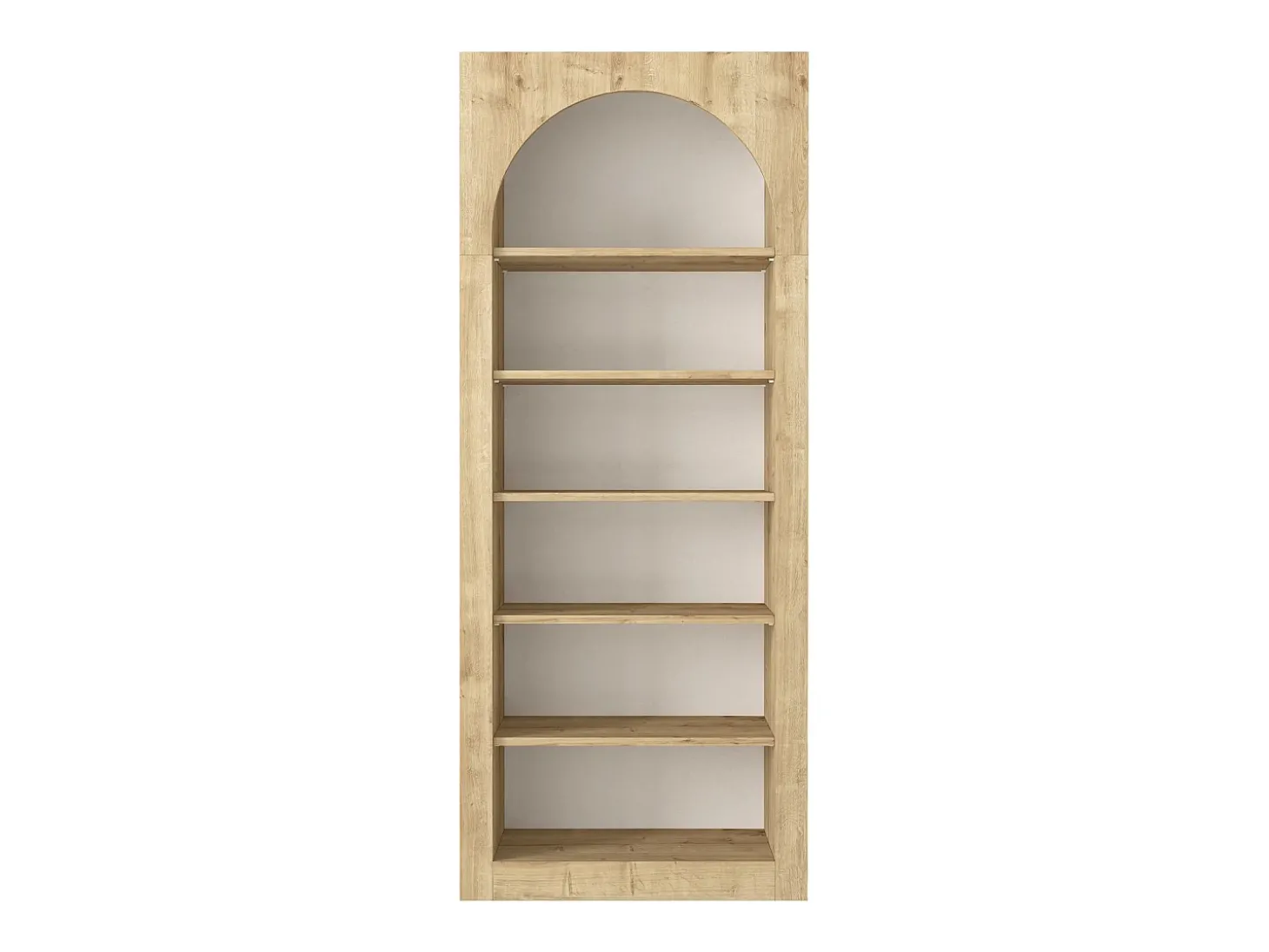 Estante com 6 nichos - Natural claro - CYMORA