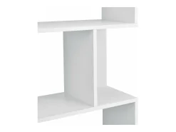 Estante com capacidade de carga de até 8 kg por compartimento 192 cm de altura branca 03_0004687