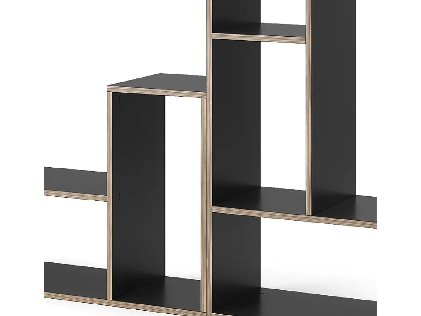 Estante de livros antracite 112.8x30x56.4 tetrix