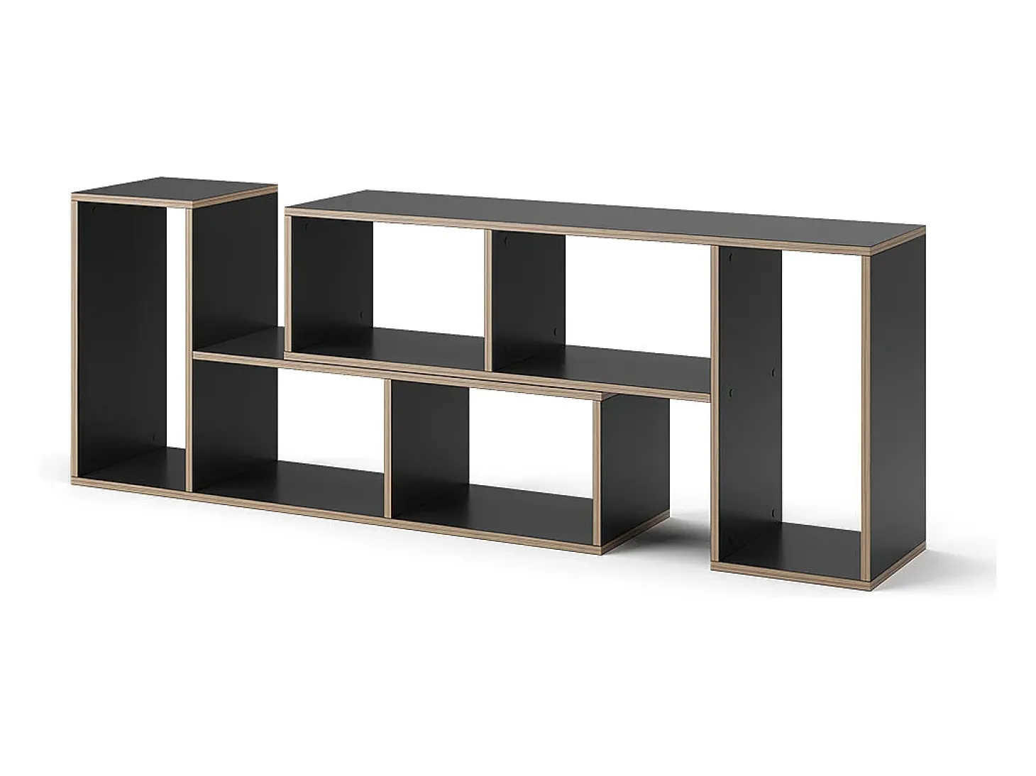 Estante de livros antracite 112.8x30x56.4 tetrix