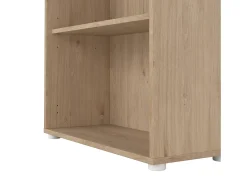 Estante Dsori, estante de escritório, estante, biblioteca, 80x34 h124 cm, carvalho