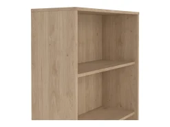 Estante Dsori, estante de escritório, estante, biblioteca, 80x34 h124 cm, carvalho