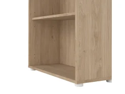 Estante Dsposit, Estante de escritório, Estante, Biblioteca, 80x34 h205 cm, Carvalho