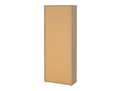 Estante Dsposit, Estante de escritório, Estante, Biblioteca, 80x34 h205 cm, Carvalho