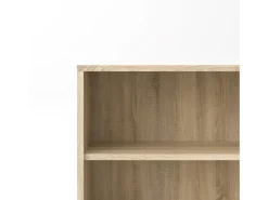 Estante Dterlizz, estante de escritório, estante, biblioteca, 89x40 h113 cm, carvalho
