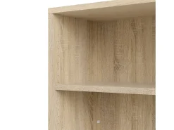 Estante Dterlizz, estante de escritório, estante, biblioteca, 89x40 h113 cm, carvalho