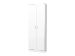 Estante haaus Flint, 2 portas, Branco, 70 x 32 x 196 cm
