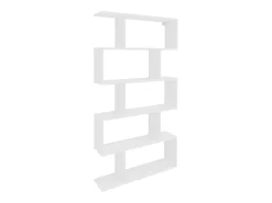 Estante haaus Kimo, 5 compartimentos, Branco, 90 x 20 x 160 cm
