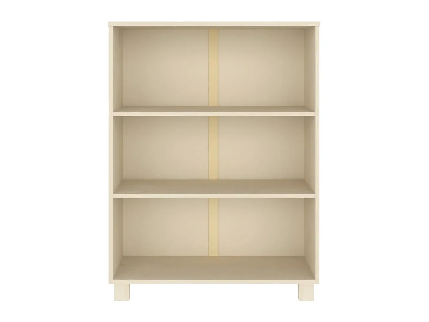 Estante HAMAR 85x35x112 cm pinho maciço castanho-mel PT714422